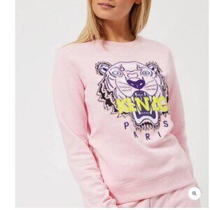 KENZO Women's Tiger Sweatshirt - Flamingo Pink sz S